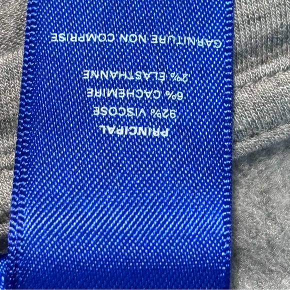 KIT AND ACE Sz M Wave Dress Asymmetrical Cashmere Blend Soft Midi Crew Neck - Picture 10 of 10